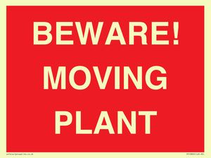 BEWARE! MOVING PLANT